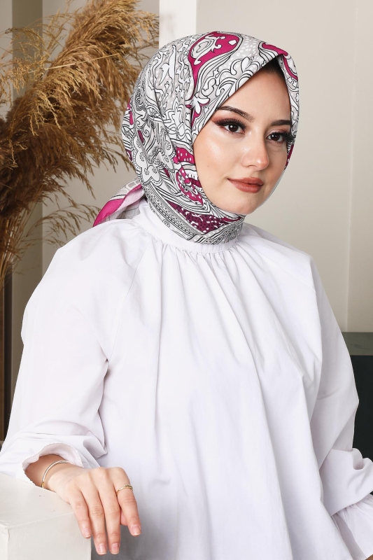 Soft Etro Eşarp Fuşya - 2