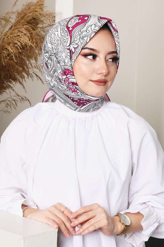 Soft Etro Eşarp Fuşya - 3
