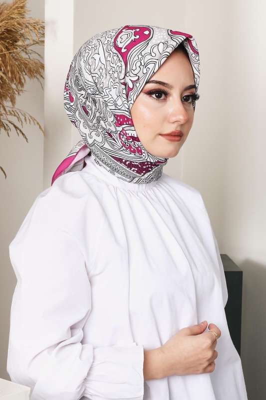 Soft Etro Eşarp Fuşya - AFVENTE