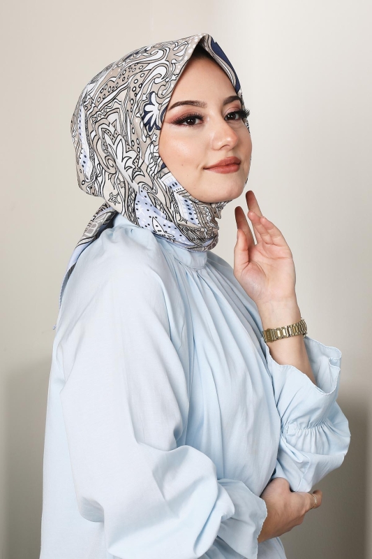 Soft Etro Eşarp Gri - 2