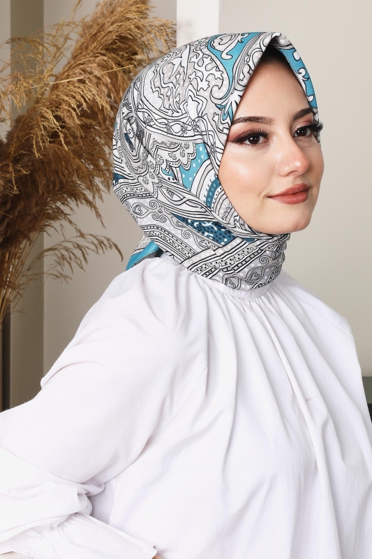 Soft Etro Eşarp Mint - AFVENTE