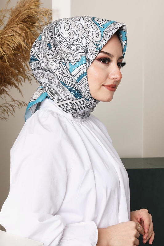 Soft Etro Eşarp Mint - 5