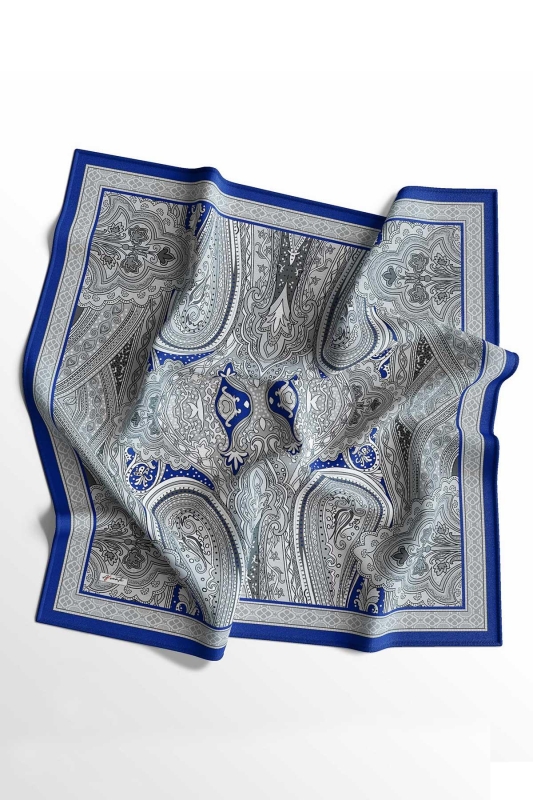 Soft Etro Eşarp Saks - 5