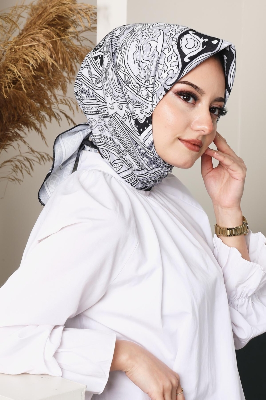 Soft Etro Eşarp Siyah - 2