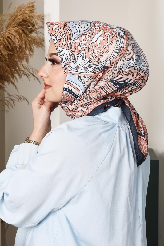 Soft Etro Eşarp Turuncu - 3