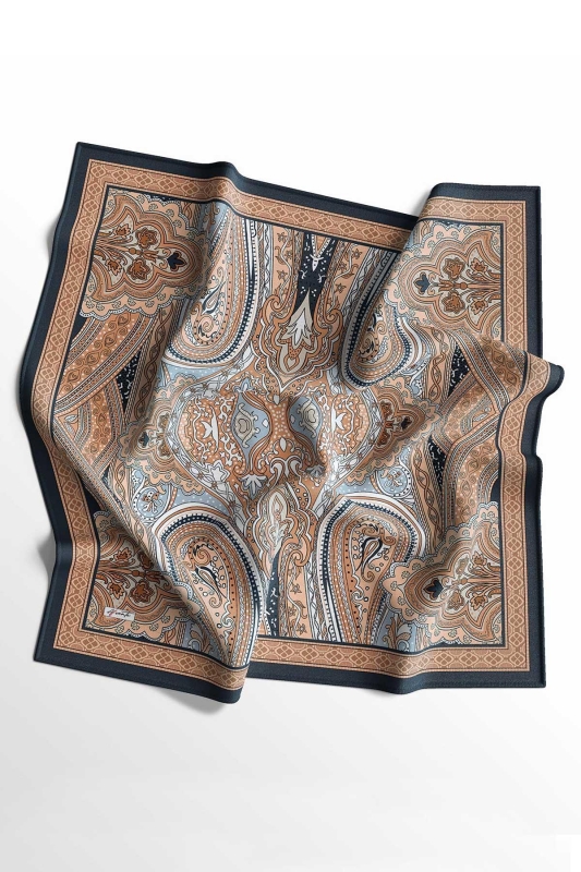 Soft Etro Eşarp Turuncu - 4