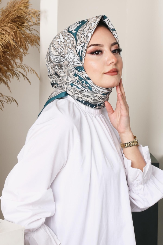 Soft Etro Eşarp Zümrüt - AFVENTE