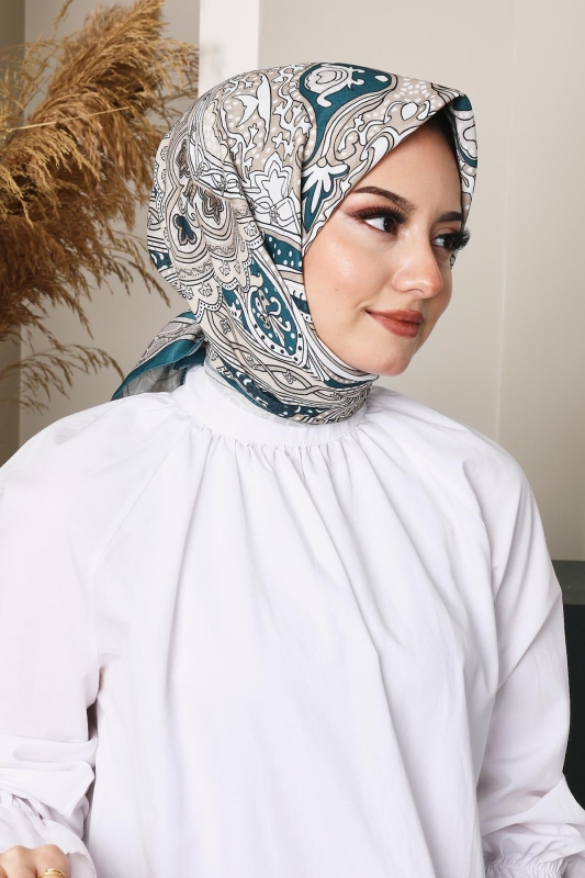 Soft Etro Eşarp Zümrüt - 3