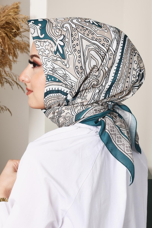 Soft Etro Eşarp Zümrüt - 4