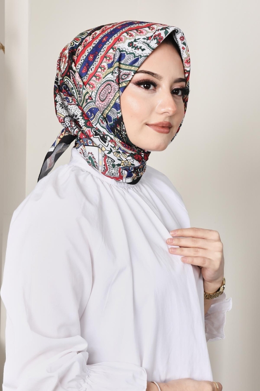 Soft Hint Eşarp İndigo - AFVENTE