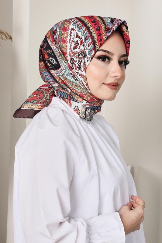 Soft Hint Eşarp Kiremit - 4