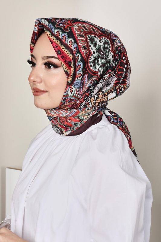 Soft Hint Eşarp Kiremit - 5