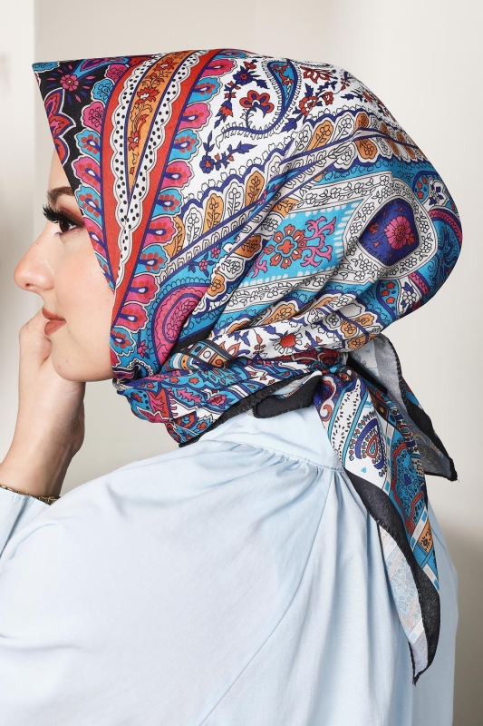 Soft Hint Eşarp Petrol - 7