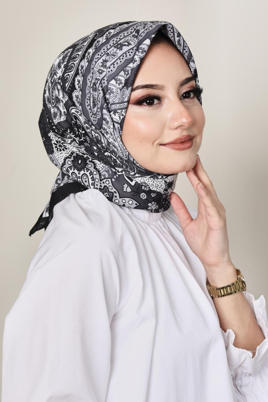 Soft Hint Eşarp Siyah - AFVENTE