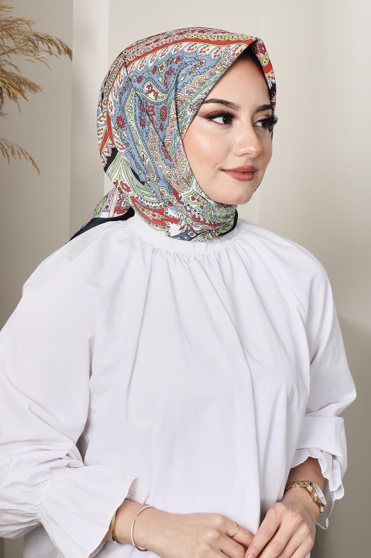 Soft Hint Eşarp Yeşil - 4