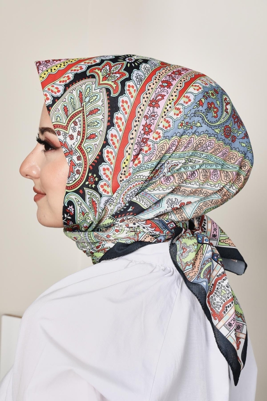 Soft Hint Eşarp Yeşil - 5