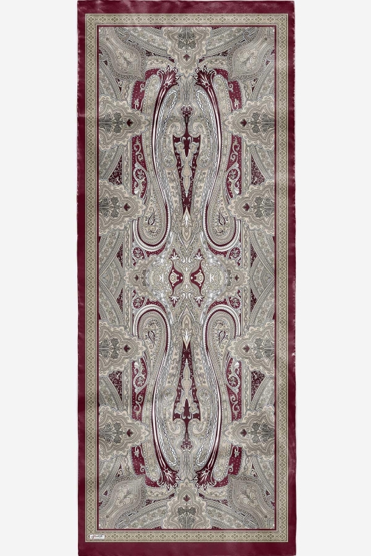 Soft Etro Şal Bordo - 7