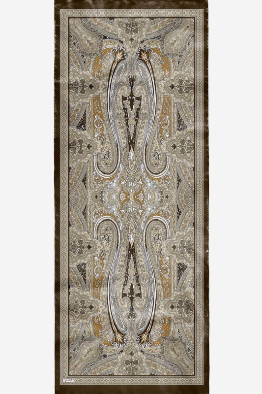 Soft Etro Şal Çikolata - 6