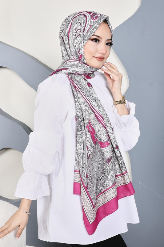 Soft Etro Şal Fuşya - Afvente