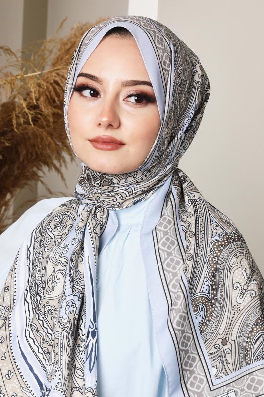 Soft Etro Şal Gri - 7