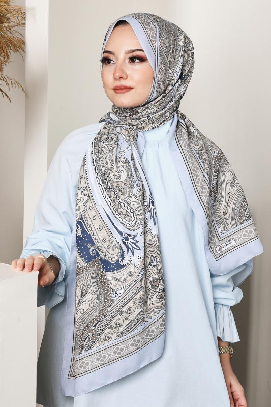 Soft Etro Şal Gri - 2