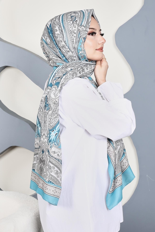 Soft Etro Şal Mint - 3