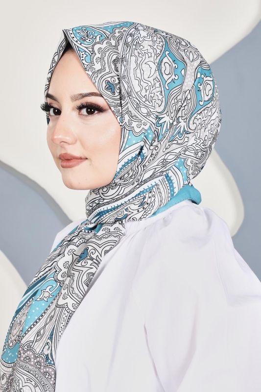 Soft Etro Şal Mint - 5