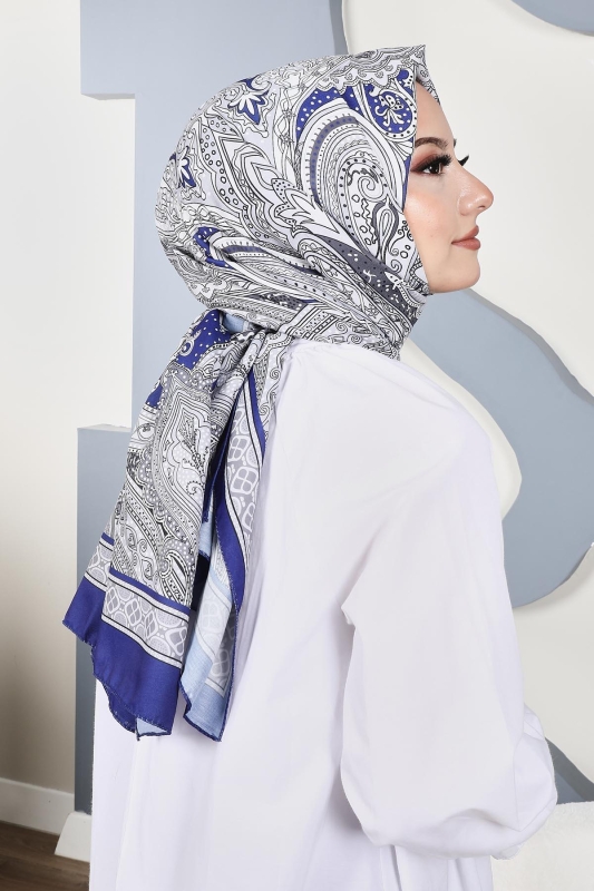 Soft Etro Şal Saks - 3