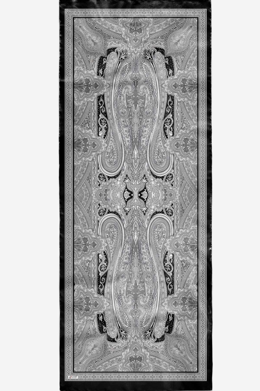 Soft Etro Şal Siyah - 5