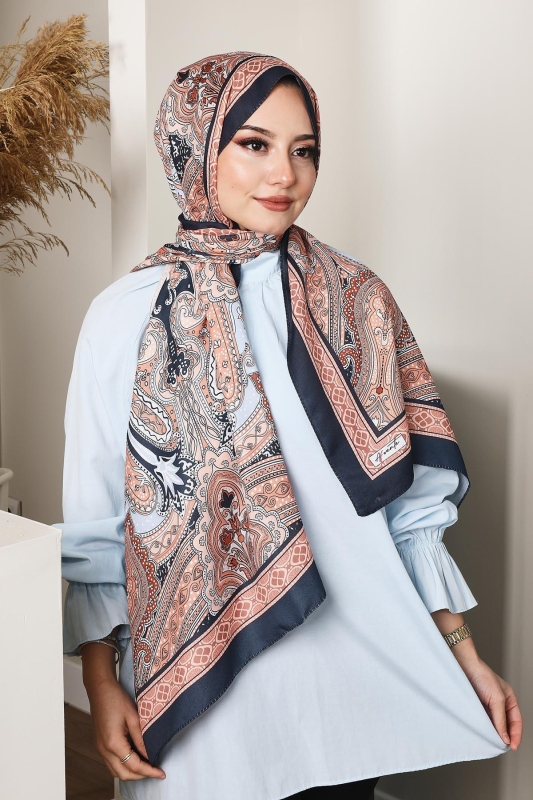 Soft Etro Şal Turuncu - 2