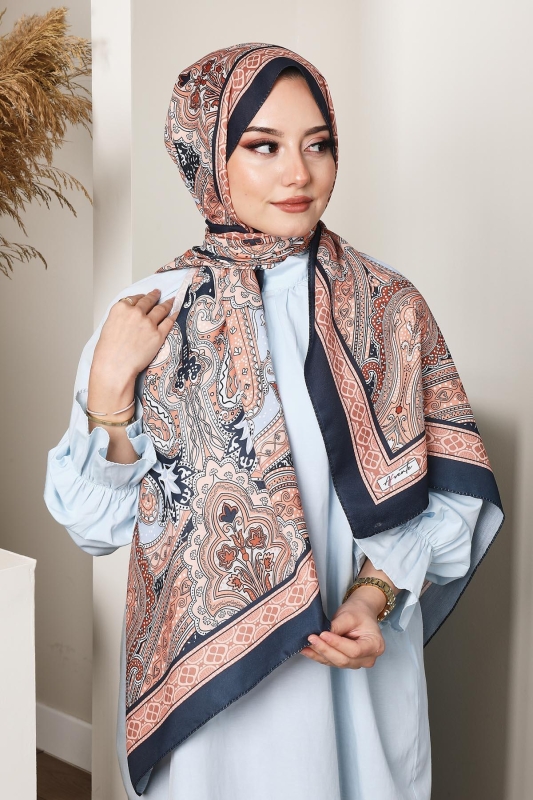 Soft Etro Şal Turuncu - 3