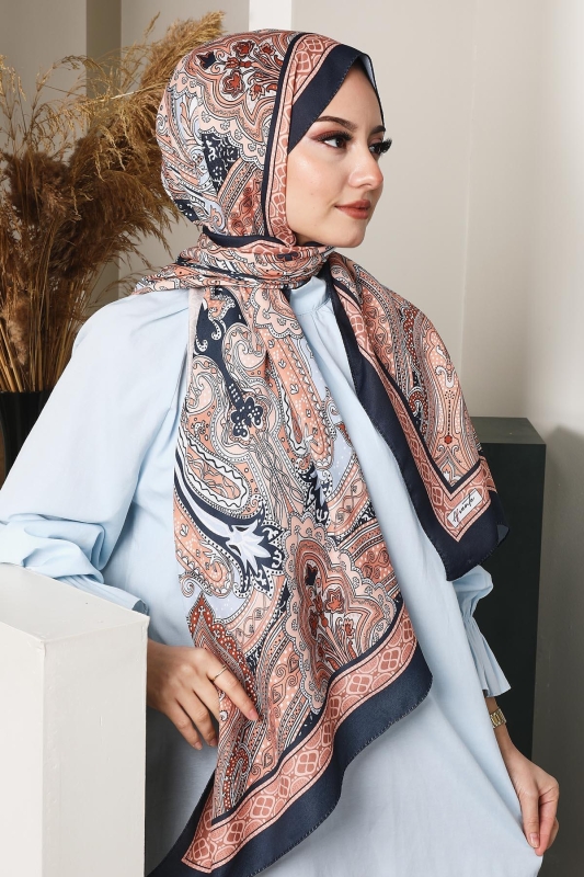 Soft Etro Şal Turuncu - 7