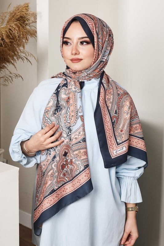Soft Etro Şal Turuncu - 4