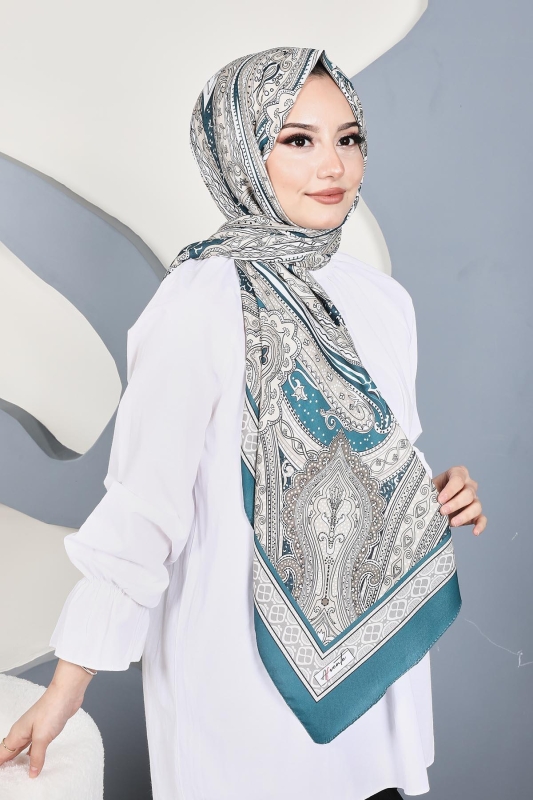 Soft Etro Şal Zümrüt - Afvente