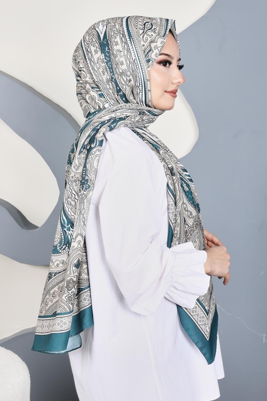Soft Etro Şal Zümrüt - 3