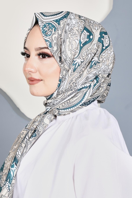 Soft Etro Şal Zümrüt - 4