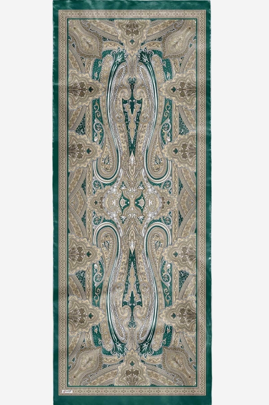 Soft Etro Şal Zümrüt - 5