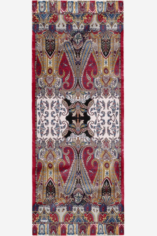 Soft Hint Şal Bordo - 6