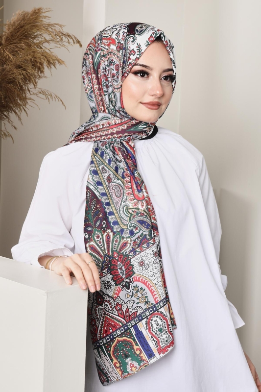 Soft Hint Şal İndigo - Afvente