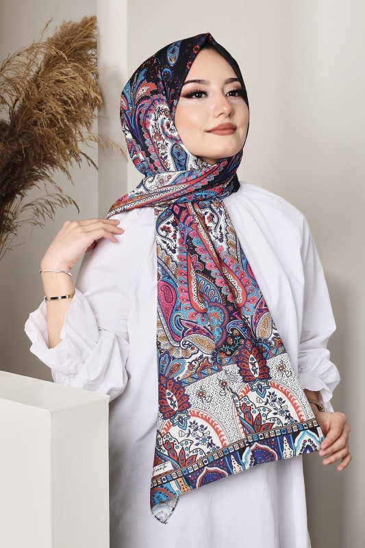 Soft Hint Şal Petrol - 6