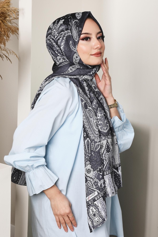 Soft Hint Şal Siyah - 2