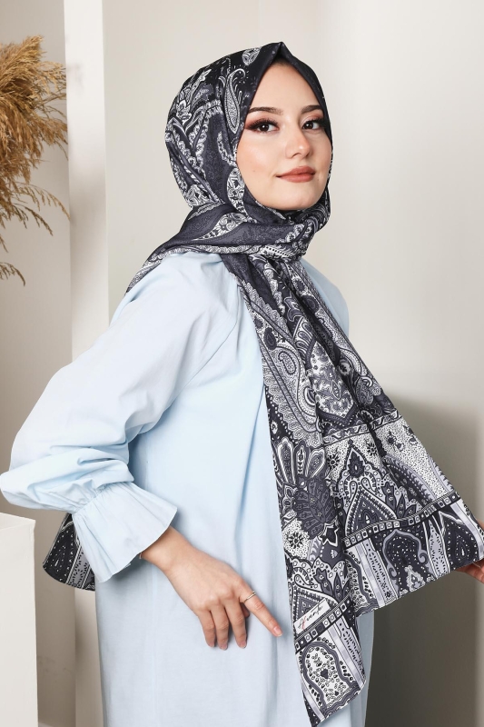 Soft Hint Şal Siyah - 4