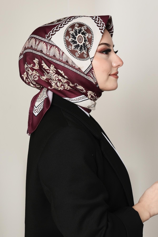 Soft Versa Eşarp Bordo - 3
