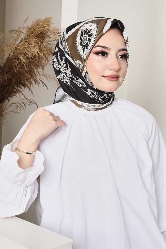 Soft Versa Eşarp Haki - 3