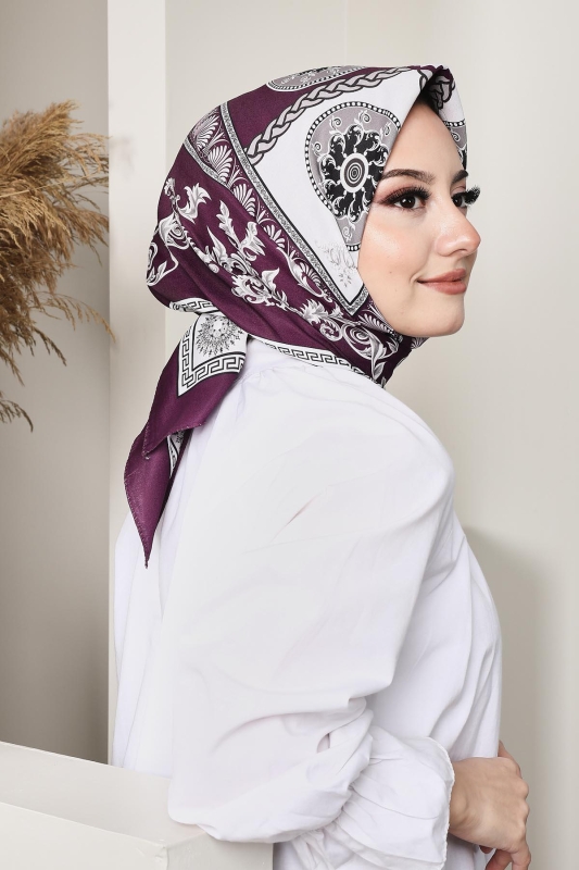 Soft Versa Eşarp Mürdüm - 2