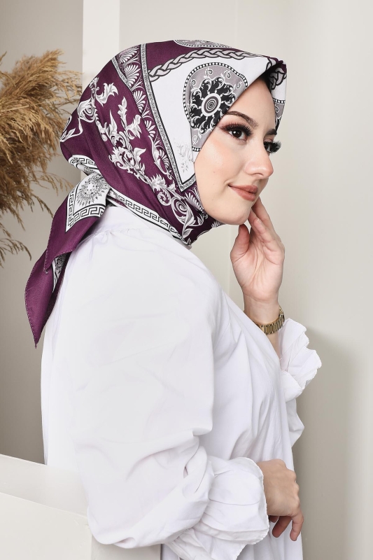 Soft Versa Eşarp Mürdüm - 3