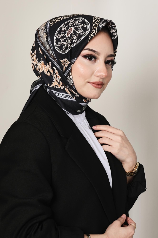 Soft Versa Eşarp Siyah - 3
