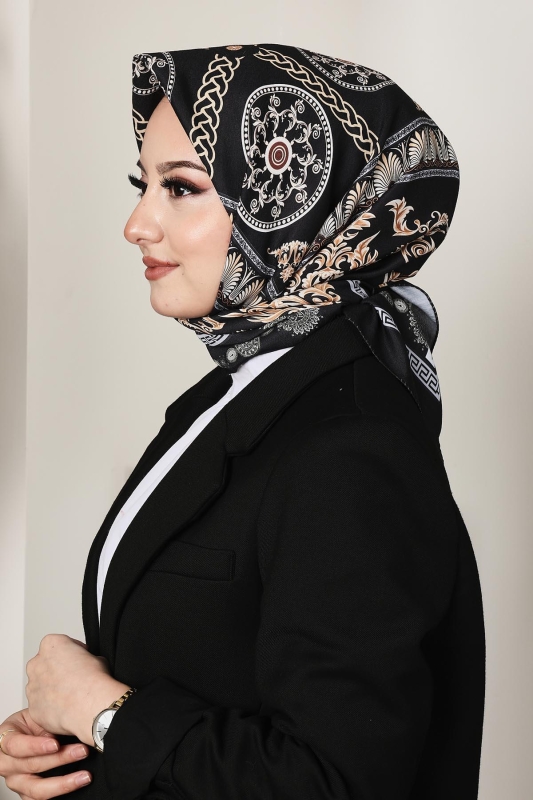 Soft Versa Eşarp Siyah - 4