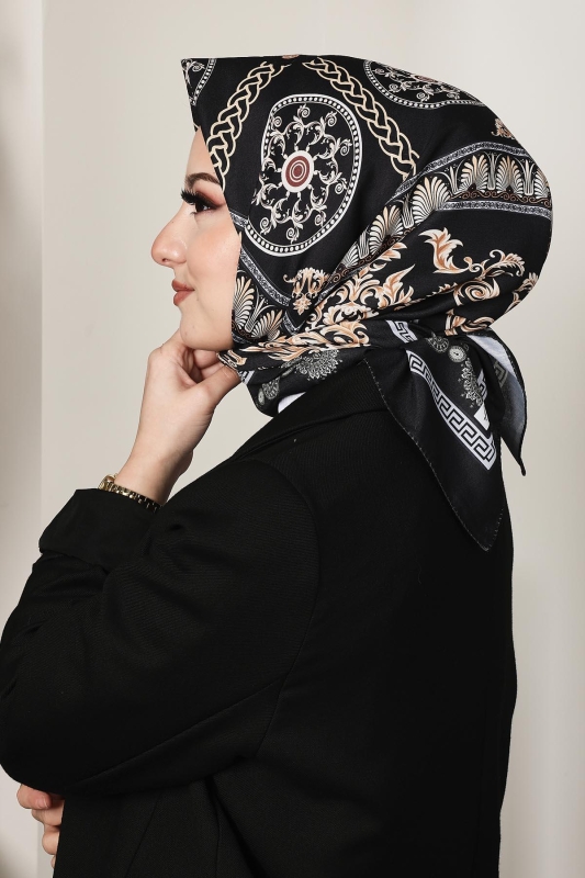 Soft Versa Eşarp Siyah - 5