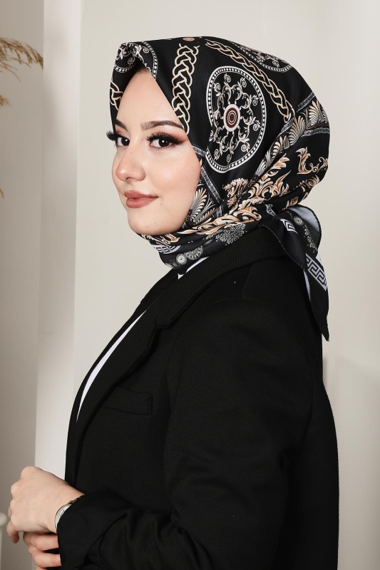 Soft Versa Eşarp Siyah - 6